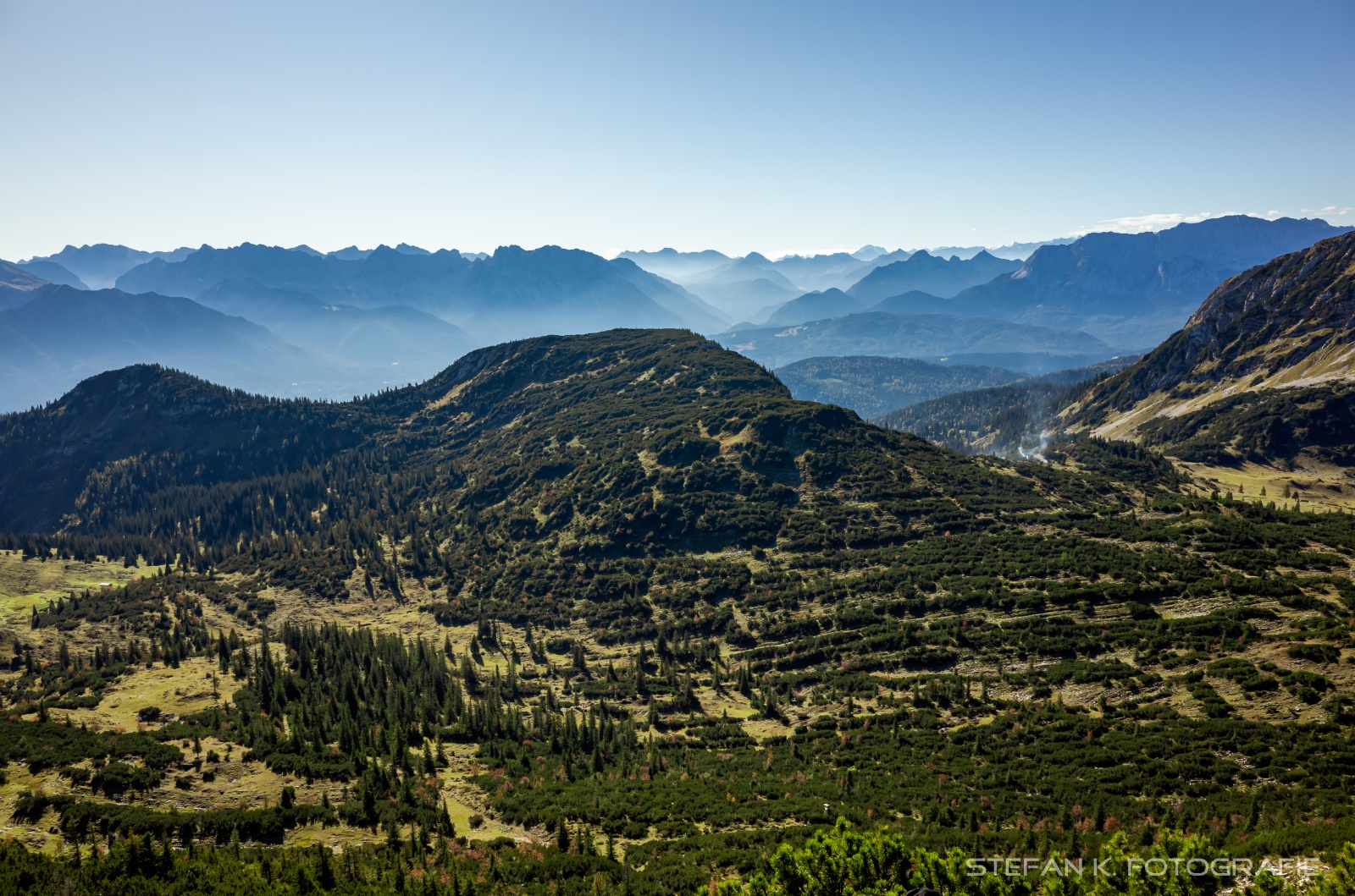 Blick über's Michelfeld nach Süden